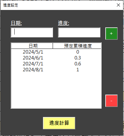 Fig5.進度設定畫面